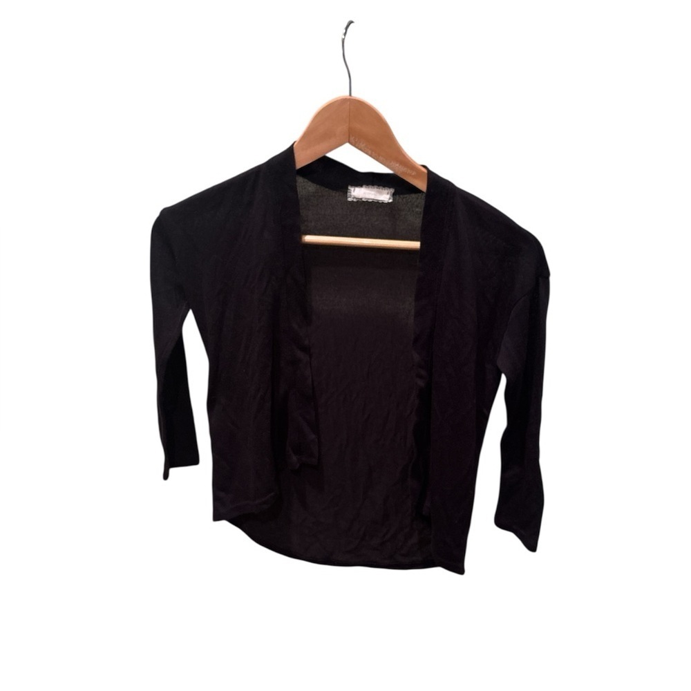 Soprano kids Black Open Cardigan